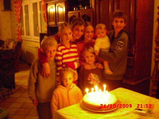 Anniversaire de Camille pendant les vacances de la toussaint 2009 chez Lili et Bernard