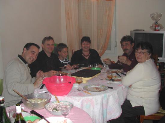 Soirée crêpes avec des amis (Gigi et Réol)